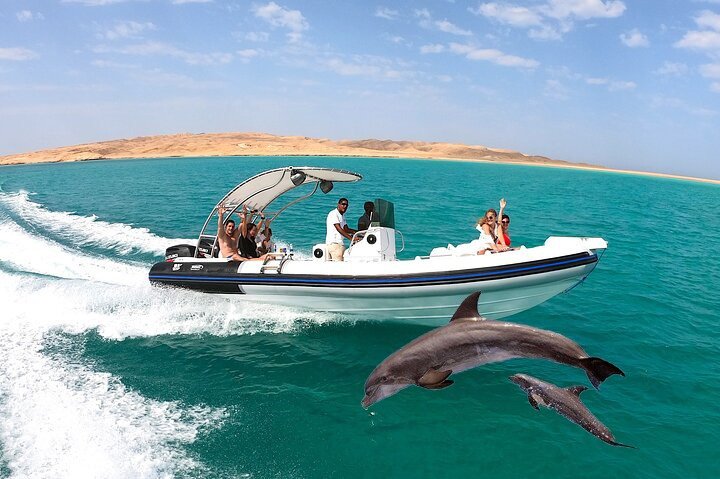 Tour privato in motoscafo a Hurghada alla Dolphin House