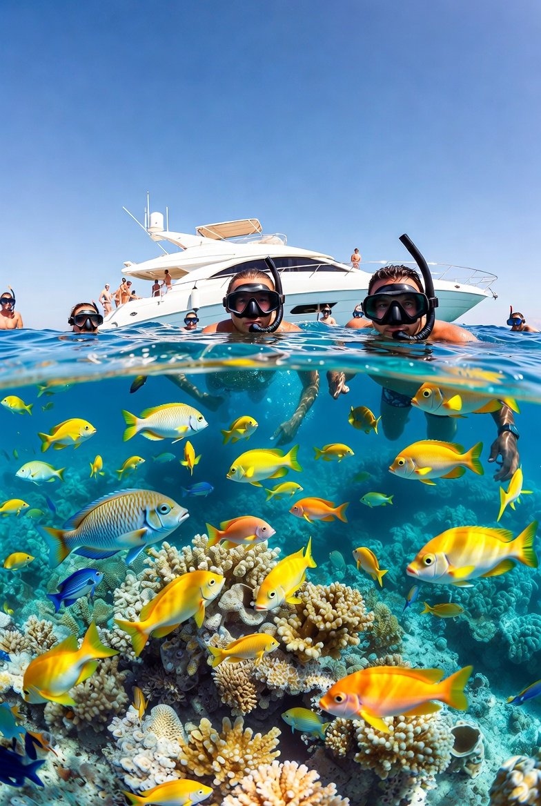 Pacchetto Sharm Mare & Relax con Ras Mohammed White Island e Crociera a Tiran