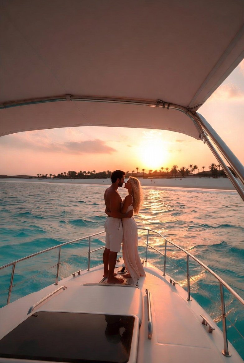 Pacchetto escursioni per coppie Sharm Romantic Escape con Ras Mohammed White Island safari quad al tramonto e cruise dinner