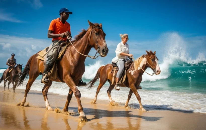 Passeggiata a Cavallo a El Gouna: Deserto, Spiaggia e Mare